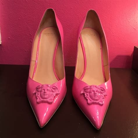 versace vintag epumps|versace pink shoes.